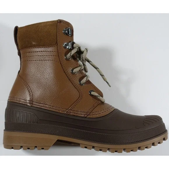 Kamik Hemlock Waterproof Winter Boots Men's 9 Ankle Height Brown MADE IN USA - Picture 7 of 15